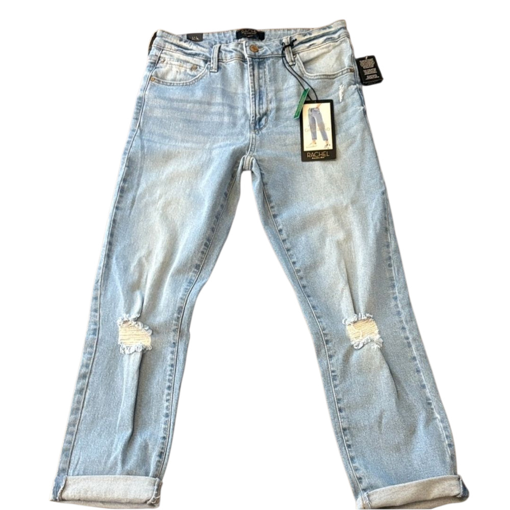RACHEL Rachel Roy Mid-rise girlfriend/ankle cropped jeans/ size 10